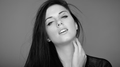 Woman brunettes models Monika Jagaciak Andrieu Monika