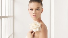 Woman brunettes models nina agdal