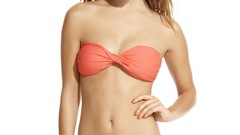 Woman brunettes models nina agdal cleavage bikini boobs