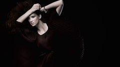 Woman brunettes models photo shoot