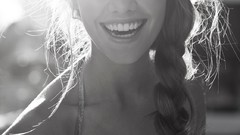 Woman brunettes models photo shoot nina agdal cleavage bikini 