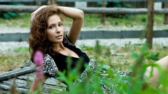 Woman brunettes models pornstars Met-Art magazine Irina J