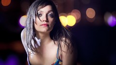 Woman brunettes models portraits