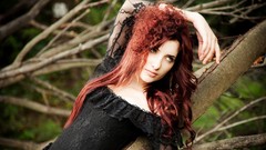 Woman brunettes models susan coffey redheads
