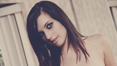 Woman brunettes models teen