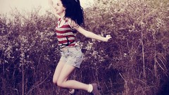 Woman brunettes models teenage dream Sandy Manase