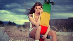 Woman brunettes models TeraVena Sugimoto