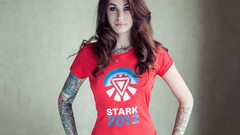 Woman brunettes models tristyn suicidegirls
