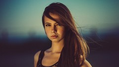 Woman brunettes models upscaled