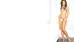 Woman brunettes Nikki Sanderson