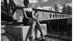 Woman brunettes nude