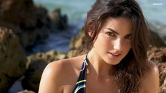 Woman brunettes pace