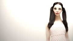 Woman brunettes Photo manipulation