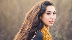 Woman brunettes Poehere model