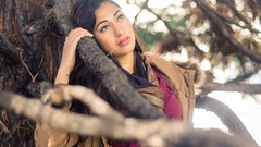 Woman brunettes Poehere model