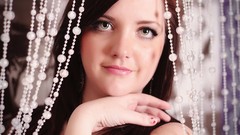 Woman brunettes portraits