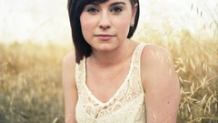 Woman brunettes portraits