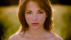 Woman brunettes portraits Hungarian