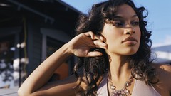 Woman brunettes rosario dawson
