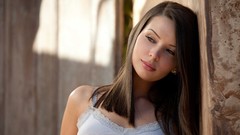 Woman brunettes Sally Charles