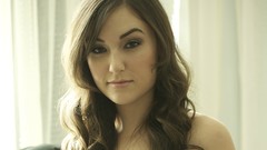 Woman brunettes sasha grey portraits pornstars