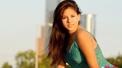 Woman brunettes Shyla Jennings