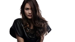 Woman brunettes Simple Background Alice David