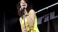 Woman brunettes singers Taylor Jardine