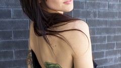 Woman brunettes skinny Lights Valerie Poxleitner Lights band 