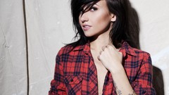 Woman brunettes skinny Lights Valerie Poxleitner Lights band 