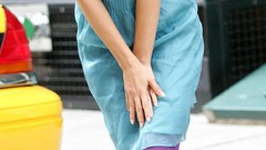 Woman brunettes streets models adriana lima leggings