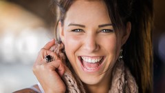 Woman brunettes supermodels Anja Zeidler