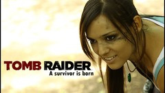 Woman brunettes tomb raider