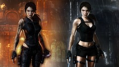 Woman brunettes underworld tomb raider