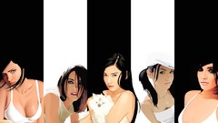 Woman brunettes vectors