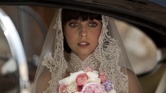 Woman brunettes wedding dresses Leticia Dolera