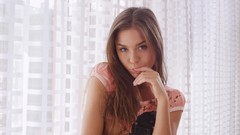 Woman brunettes WOW Girls magazine Lily C Guerlain