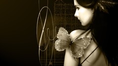 Woman Butterflies