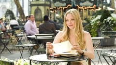 Woman cafe Tables blondes amanda seyfried bare shoulders 
