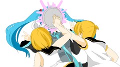 Woman cakes blondes male blue hair long hair short hair hatsune 