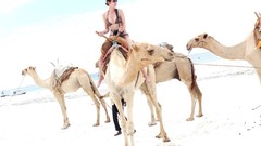 Woman Camels ride