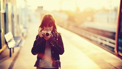 Woman Cameras babies