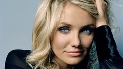 Woman Cameron Diaz Actress blondes smiling long hair blue eyes 