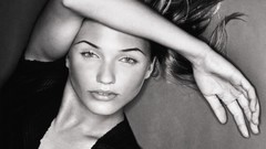 Woman Cameron Diaz factor grayscale