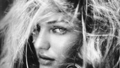 Woman candice swanepoel monochrome