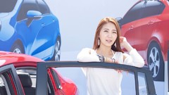 Woman cars asians models Korean Bang Eun Young