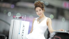 Woman cars asians models Korean Bang Eun Young