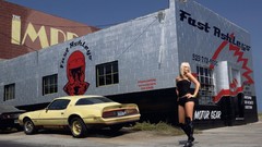 Woman cars bikini top carshow bikini bridge 2013 Hamann Range 