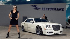 Woman cars blondes lingerie car babes