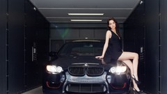 Woman cars BMW